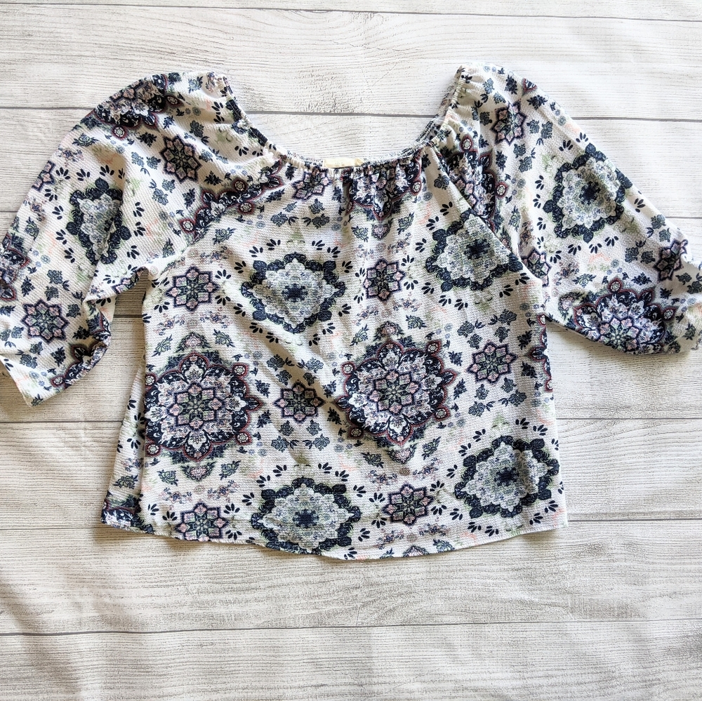 Dilusso blouse floral blue